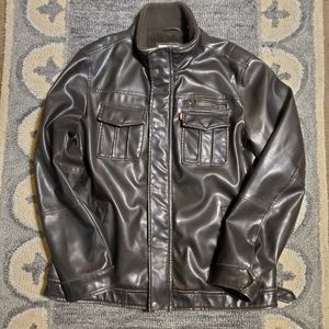 Faux leather Levi's jacket
